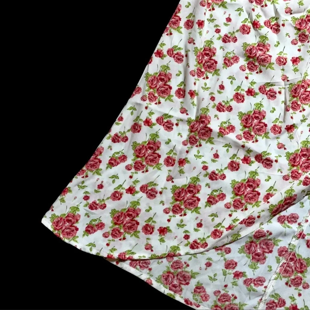 Plus Floral Corset Bandeau Dress - Picture 4 of 9